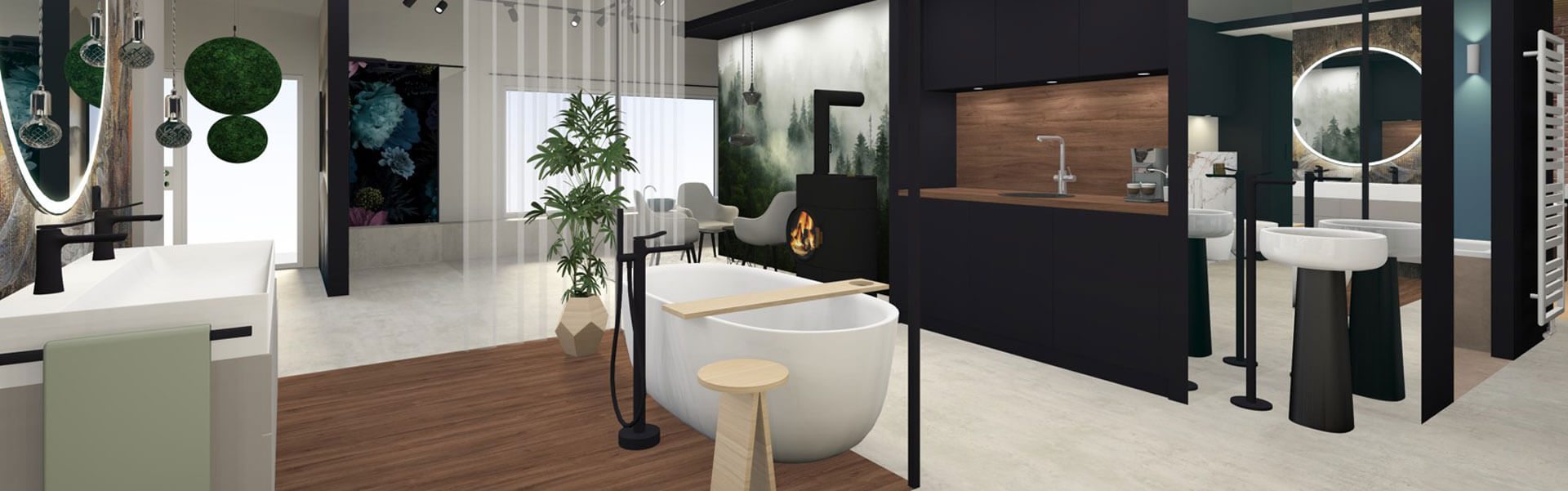 3D Ansicht Badausstellung